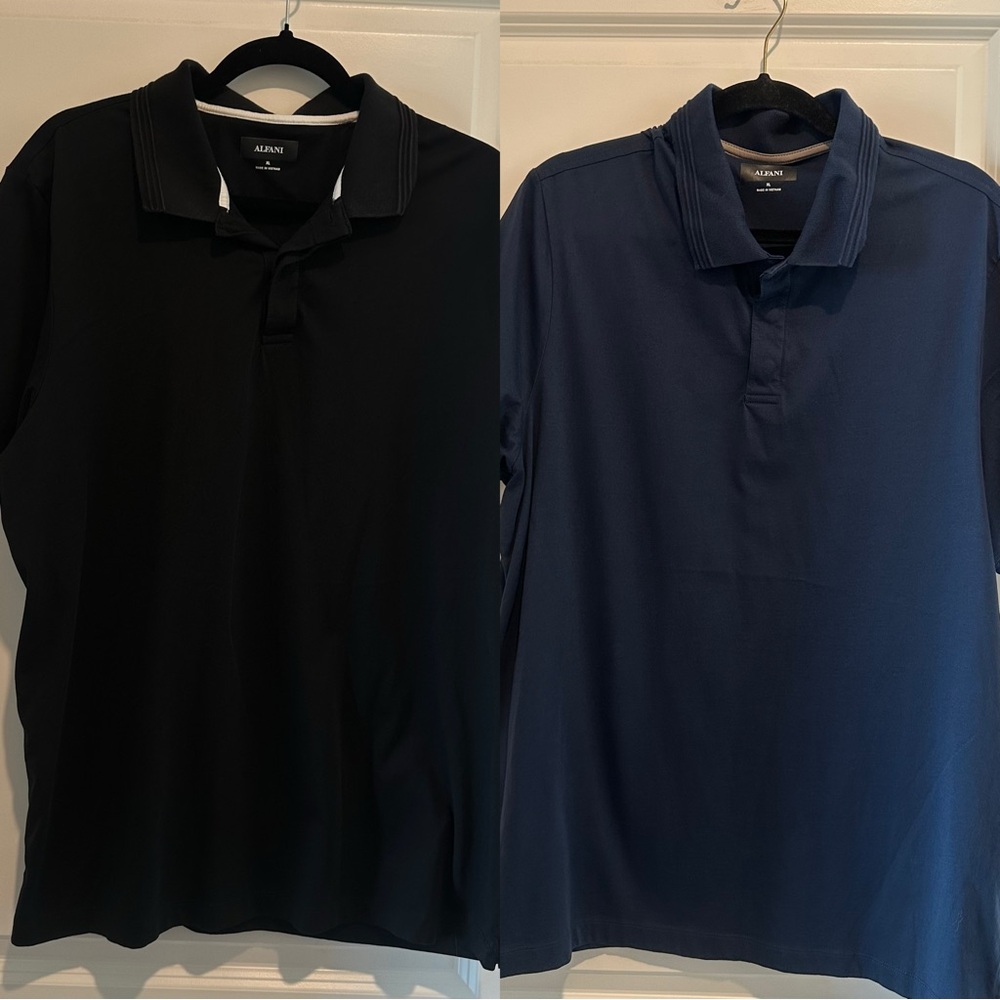 Bundle Two Mens  Polo Shirts Alfani XL
